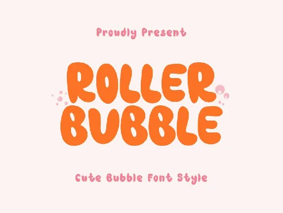 Roller Bubble font