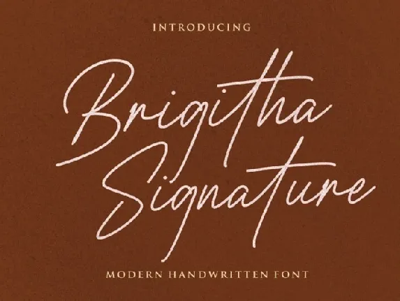 Brigitha font