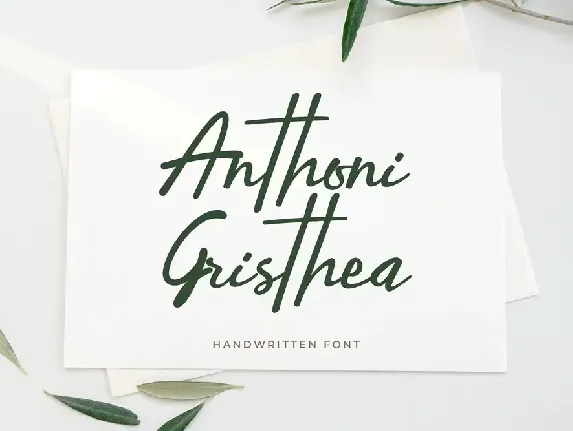 Anthoni Gristhea font