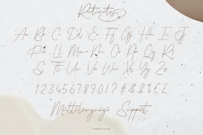 Rutinitas Demo font