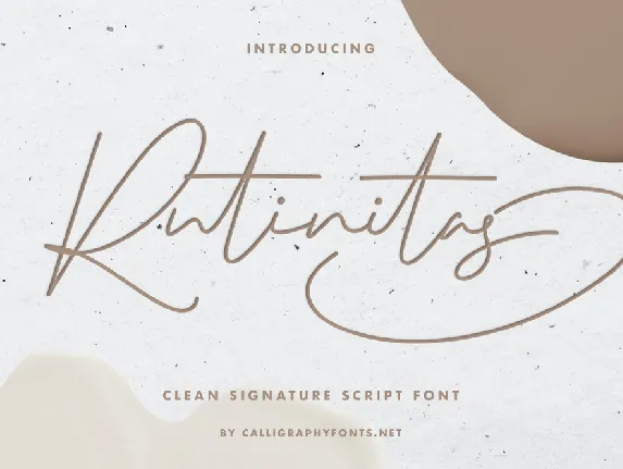 Rutinitas Demo font