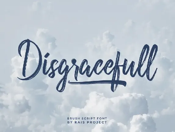 Disgracefull Demo font