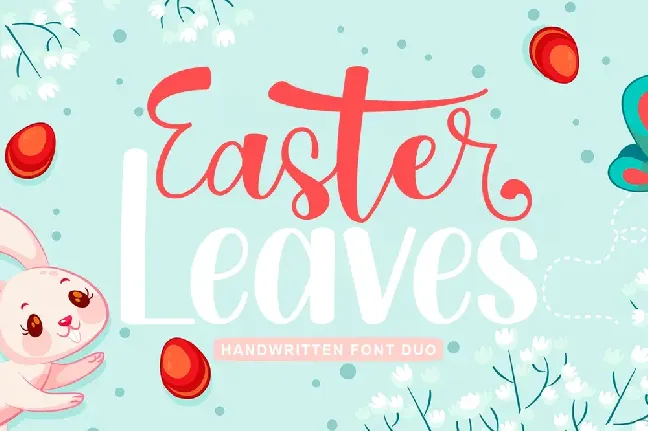 Easter Leaves font