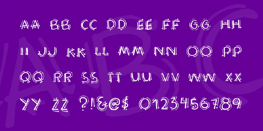 Operating instructions font