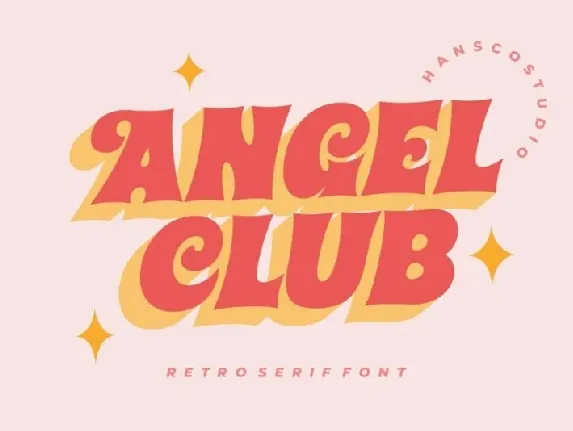 Angel Club Display font