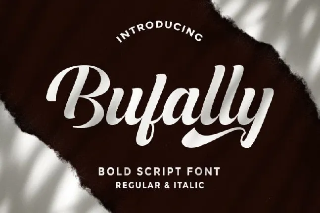 Bufally Calligraphy font