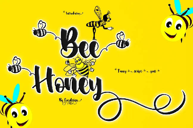 Bee Honey font