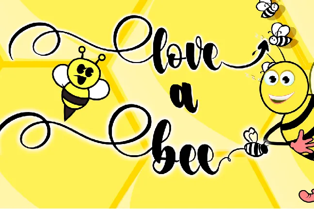 Bee Honey font