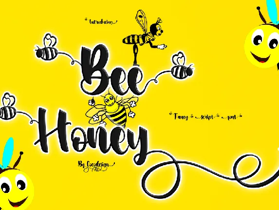 Bee Honey font