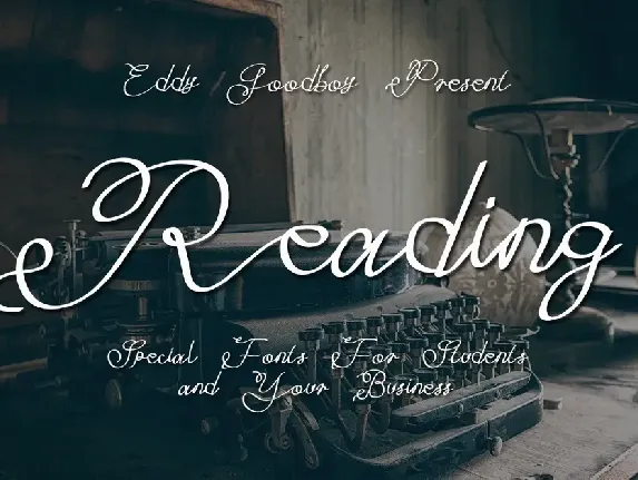 Reading font