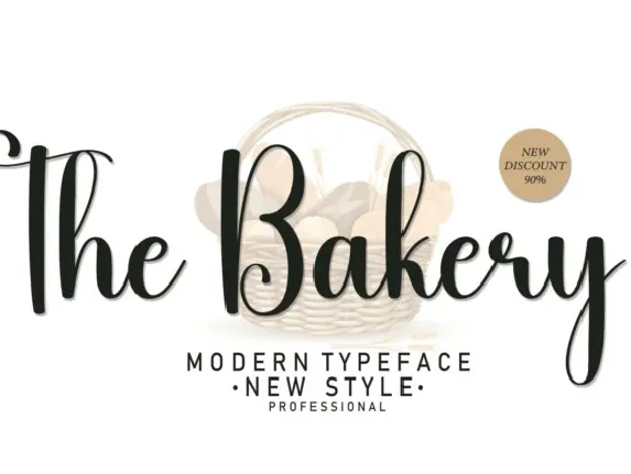 The Bakery Script font