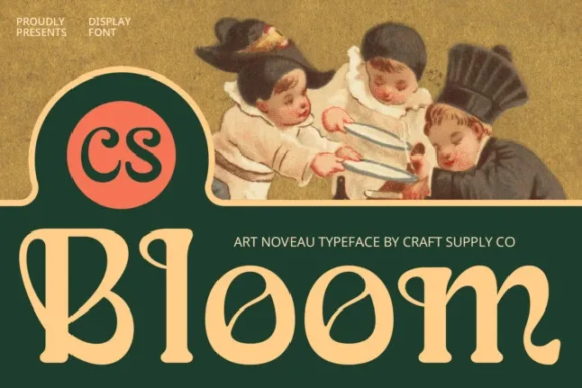 CS Bloom font