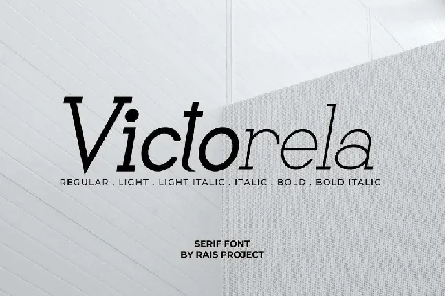 Victorela font