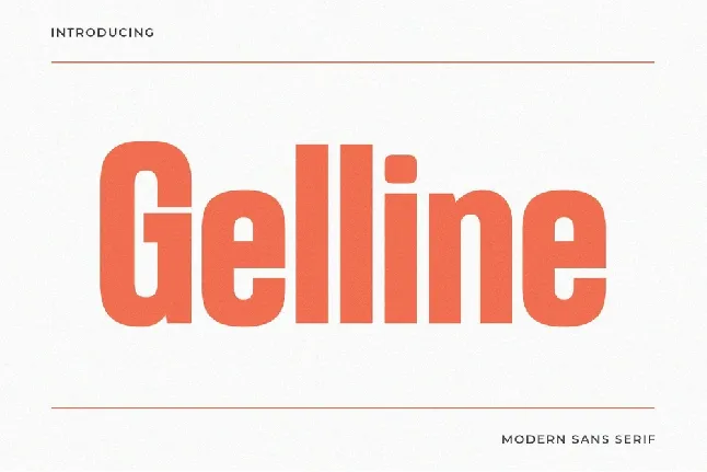 Gelline font