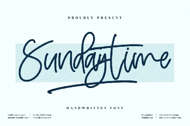 Sundaytime font