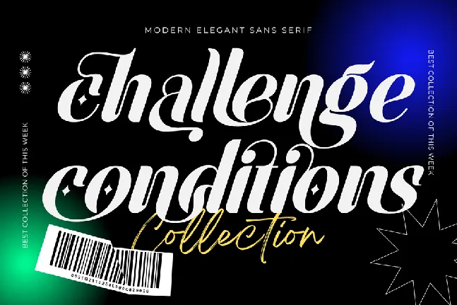 Challenge Conditions font