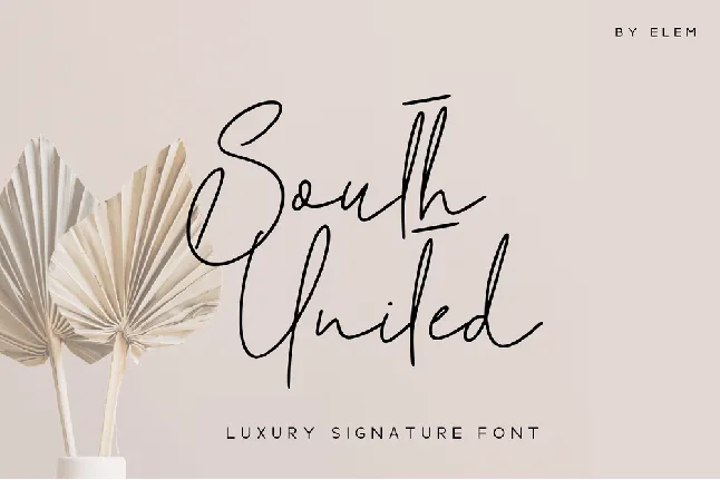 South United Handwritten font