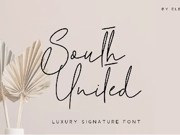 South United Handwritten font