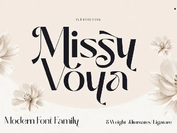 Missy Voya Family font