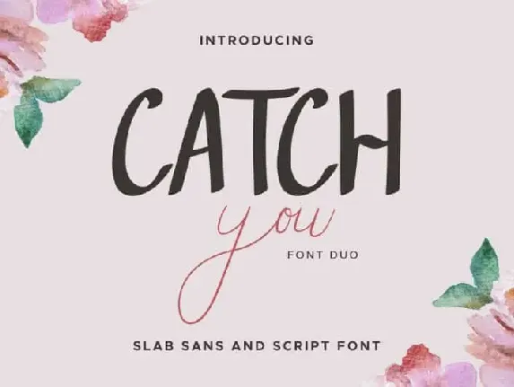 Catch You Script Duo font