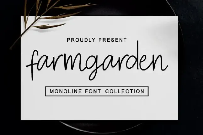 Farmgarden Handwritten font