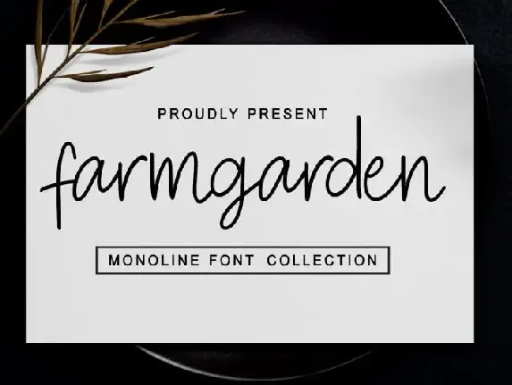 Farmgarden Handwritten font