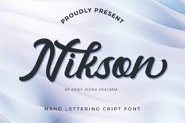 Nikson font