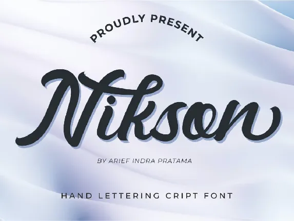 Nikson font