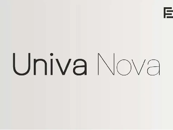 Univa Nova font