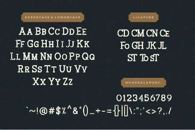 Broster font