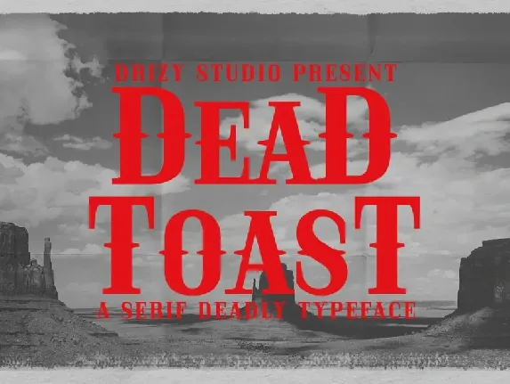 Deadtoast font