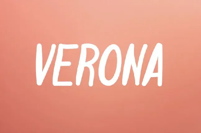 Verona Display font