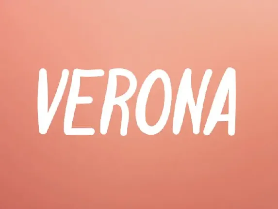 Verona Display font