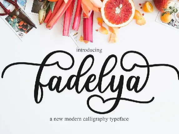 Fadelya Script font