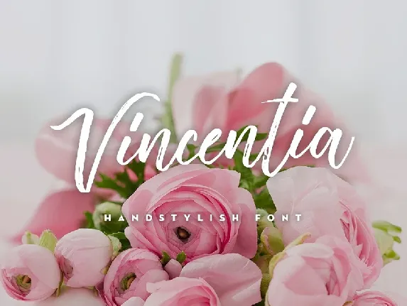 Vincentia Handstylish Free font