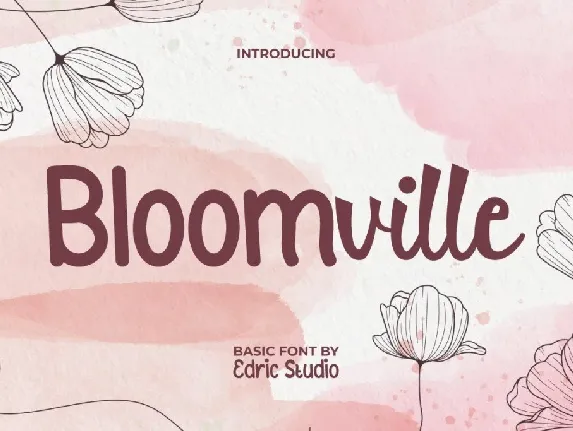 BloomvilleDemo font