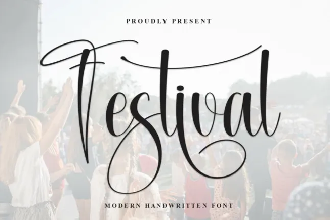 Festival Calligraphy font