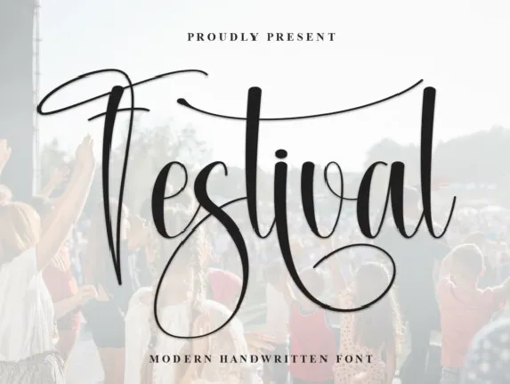 Festival Calligraphy font