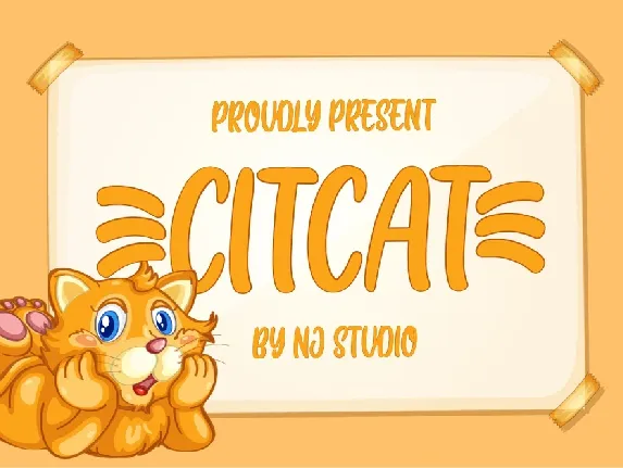 Citcat Display font