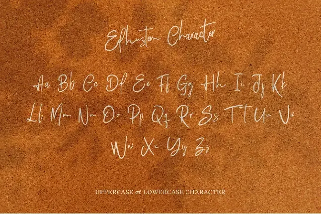 Edhustem Signature font