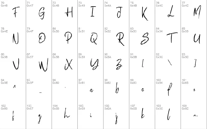 Edhustem Signature font