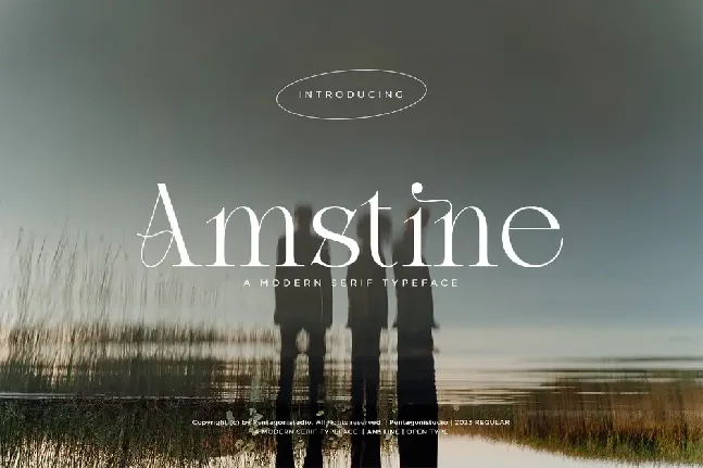 Amstine DEMO font