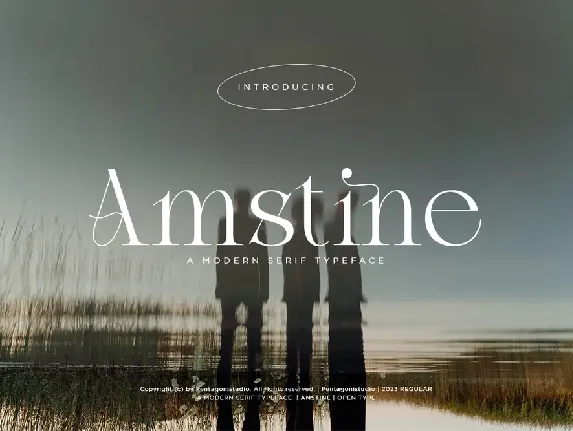 Amstine DEMO font