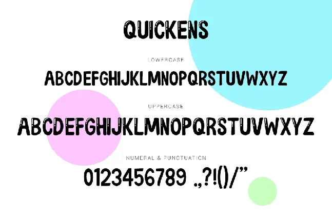 Quickens font