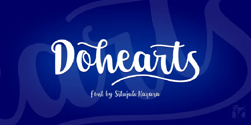 Dohearts font