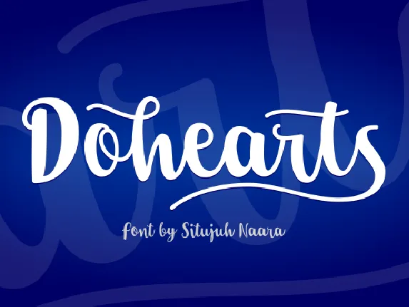 Dohearts font