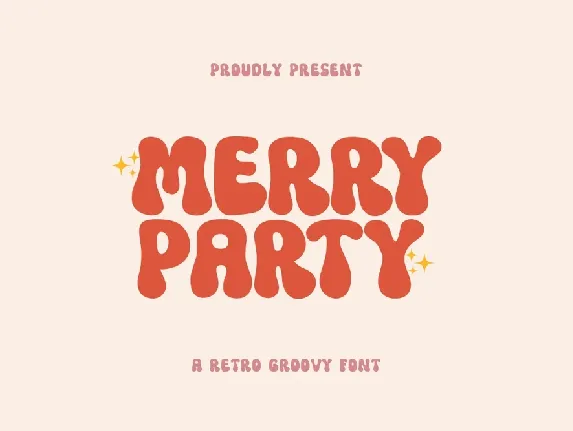 Party Bright font