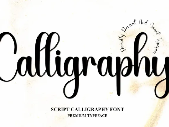 Calligraphy Script Typeface font