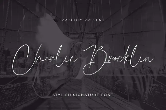 Charlie Brocklin font