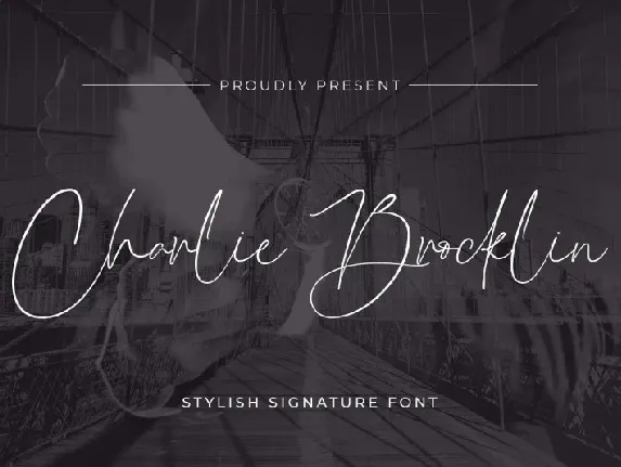 Charlie Brocklin font